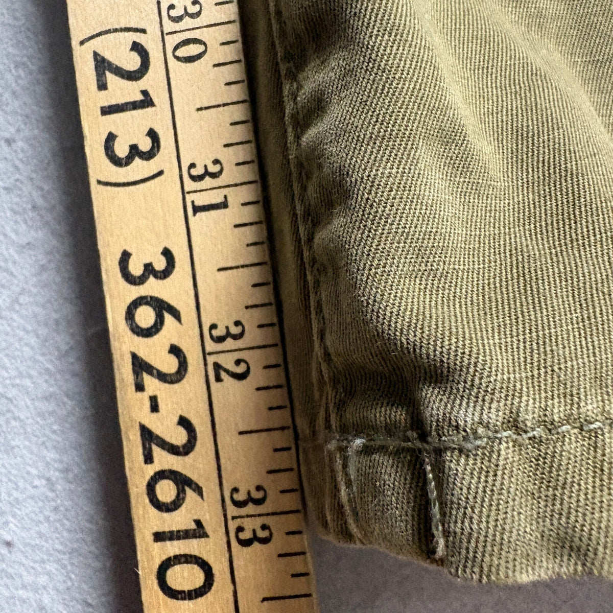 Lucky Brand Jeans Mens 30 Snapper Jean Green Olive Cotton Made in USA Pants