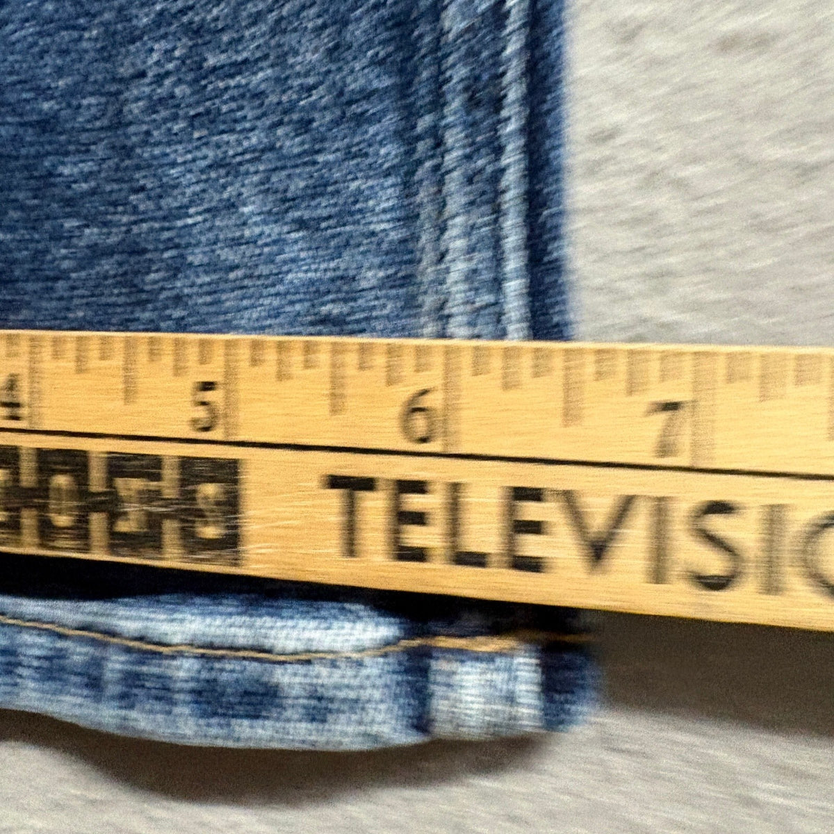 Free People Jeans Womens 30 Blue Denim Straight Leg Mid Rise Stretch Turkey Made