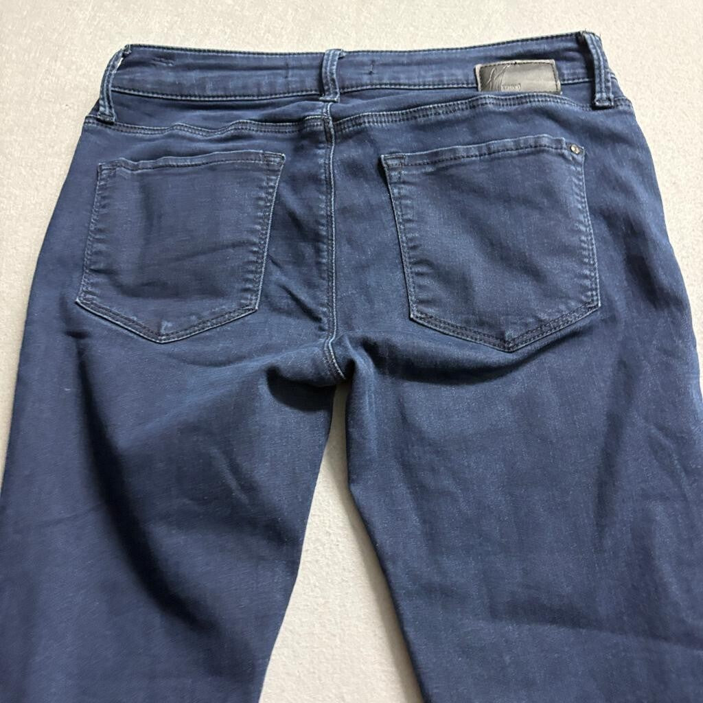 Mavi Alexa Mid Rise Skinny Jeans Womens 29/30 Dark Wash Blue Stretch Denim