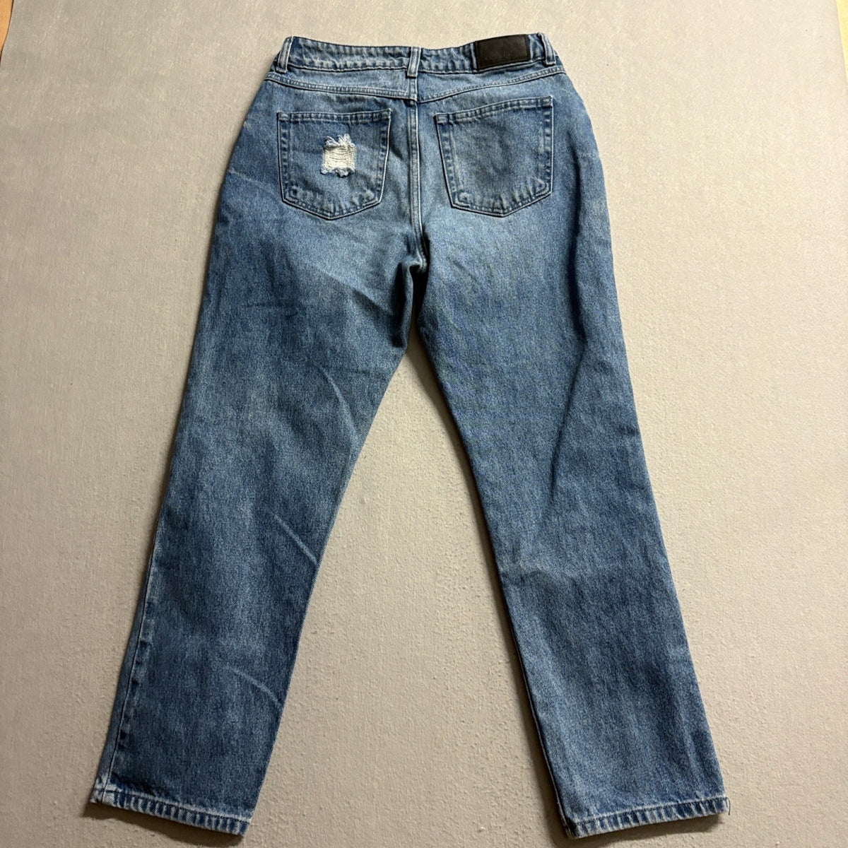 Cuidado con el Perro Distressed Jeans Womens Size 4 Blue Denim Ripped High Rise
