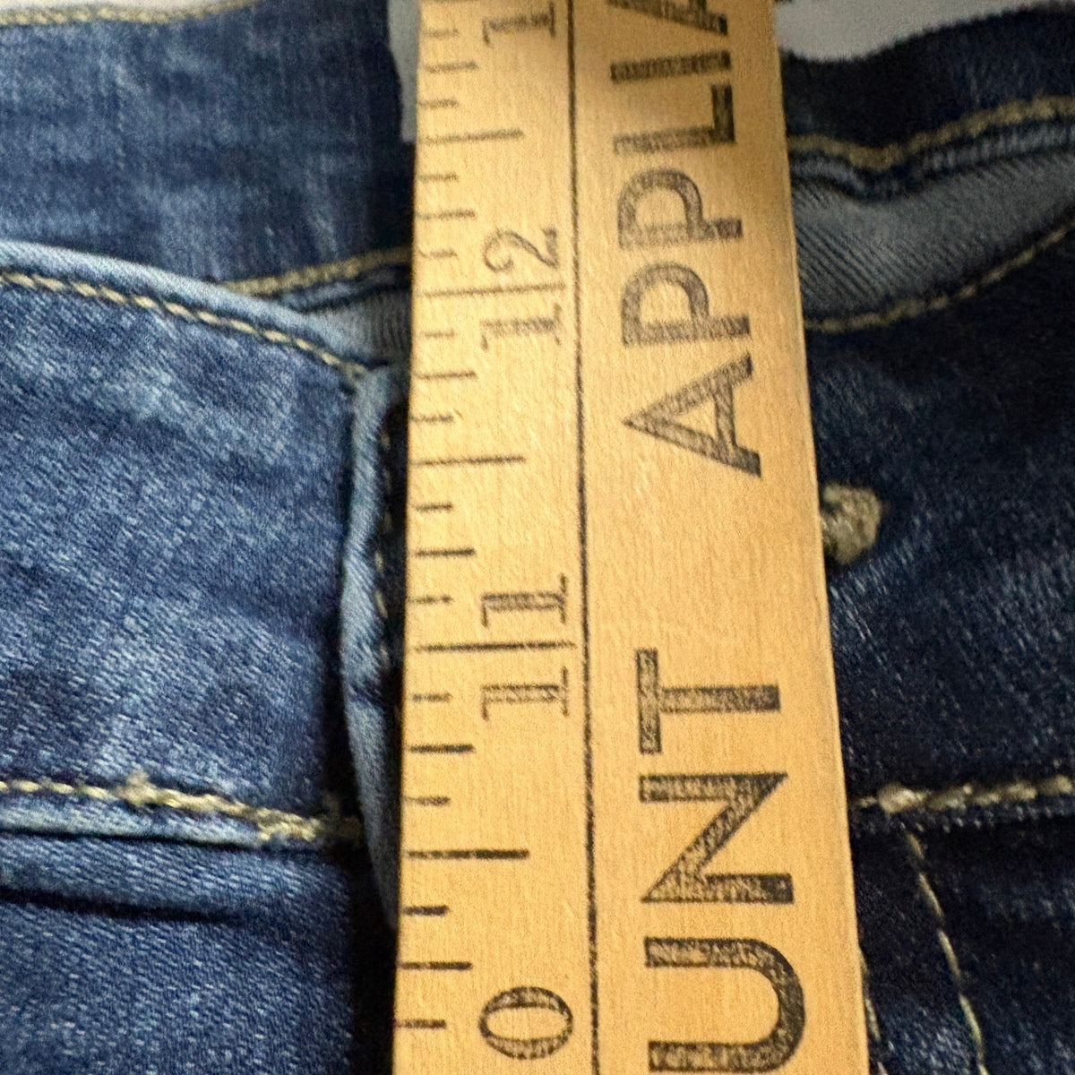Fashion Nova Two Tone Skinny Jeans Womens Size 16 Blue High Rise Stretch Denim