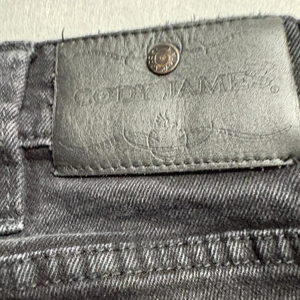 Cody James Mens Jeans 40x34 Black Denim Stretch Straight Leg Western Pants