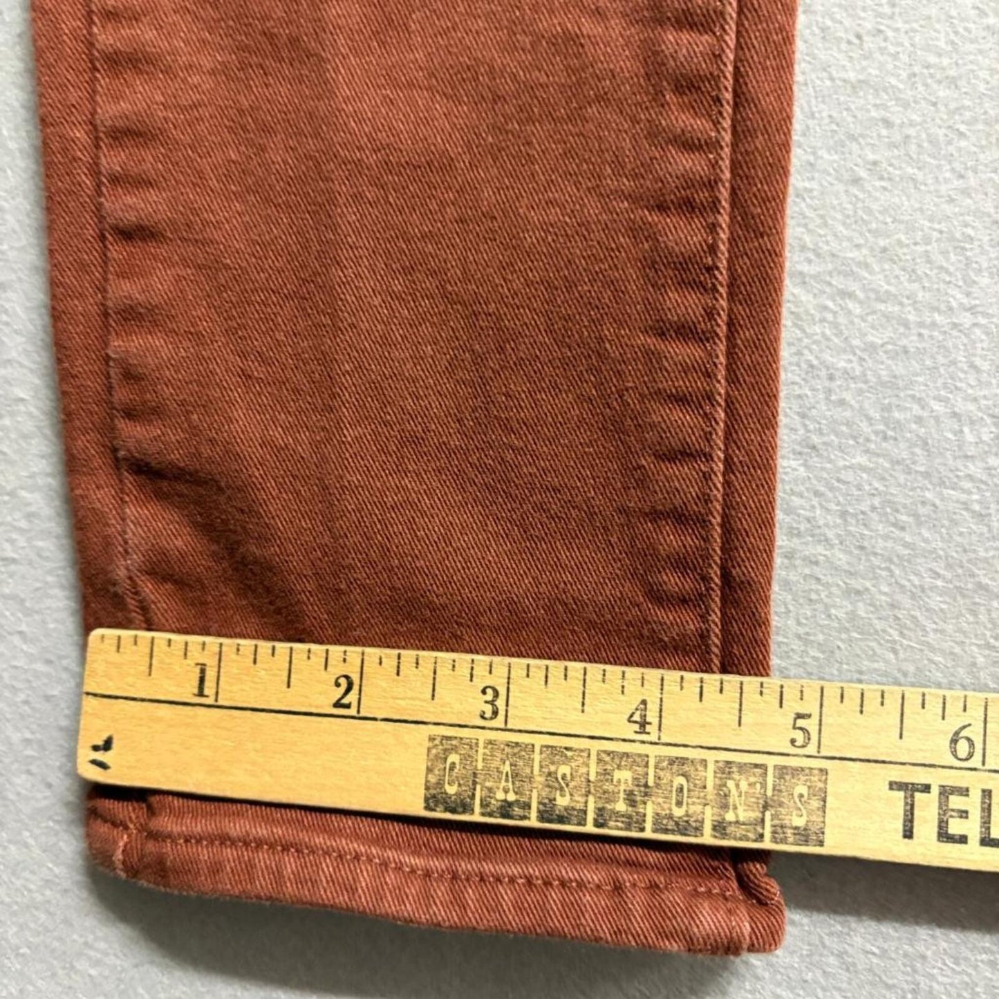 Levi's Shaping Legging Womens Size 28 Rust Brown Pull On Stretch Skinny Jeans