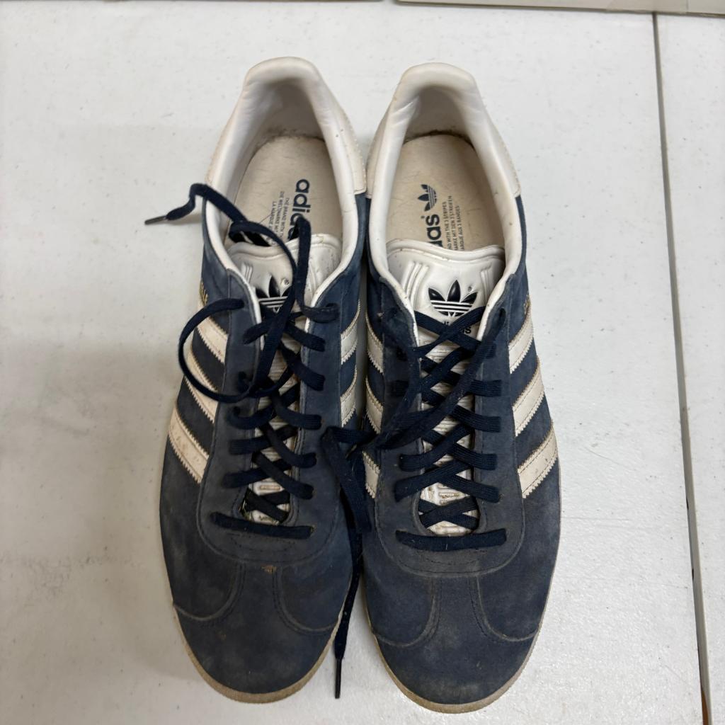 Adidas Gazelle Navy Blue Suede Mens Size 13 Low Top Sneakers BB5478