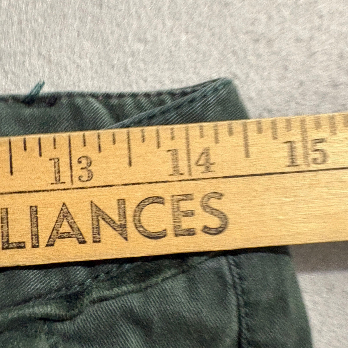 Pilcro and the Letterpress Pants Womens 6P Green Utility Moto Skinny
