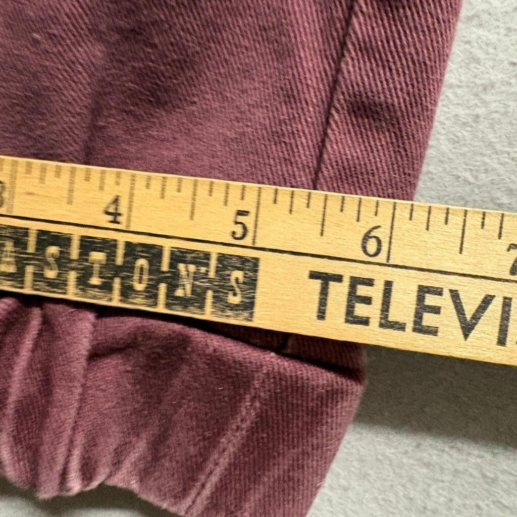 BDG Urban Outfitters Cargo Jogger Pants Womens 27 Burgundy Maroon Contrast