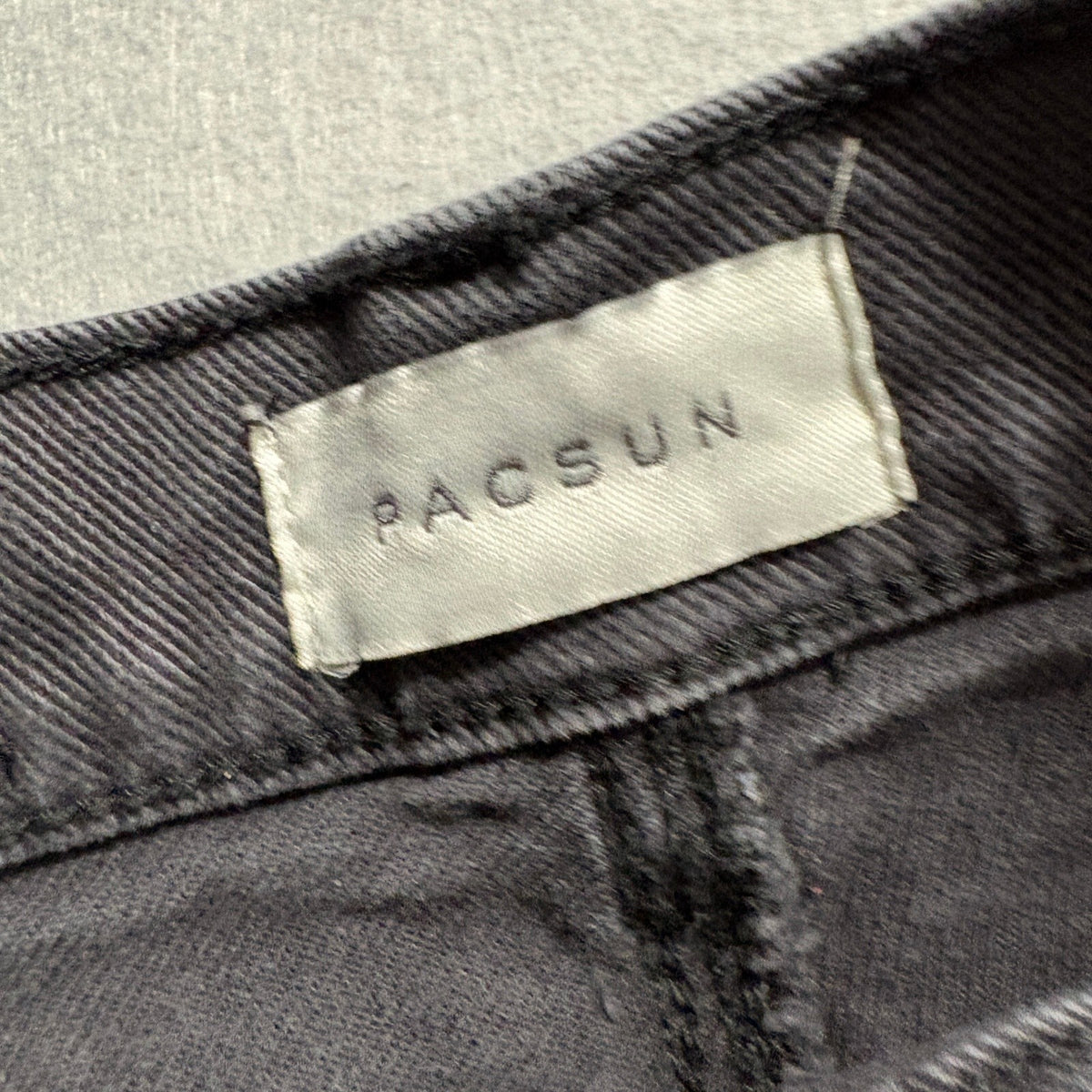 PacSun Stretch Wide Leg Jeans Womens Size 25 Gray Denim High Rise