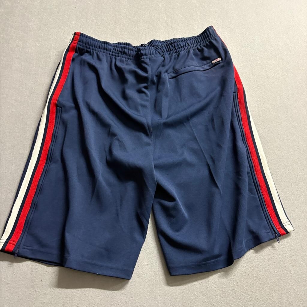 Regal Wear RW 52 Baseball Jersey Shorts Visor Set Mens XL Navy Blue Hip Hop