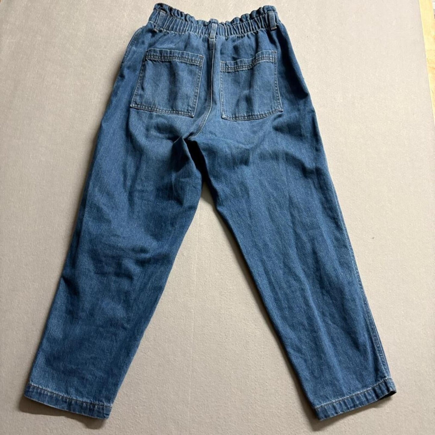 Universal Thread Paperbag Jeans Womens Size 10 Blue Denim High Rise Mom Tapered