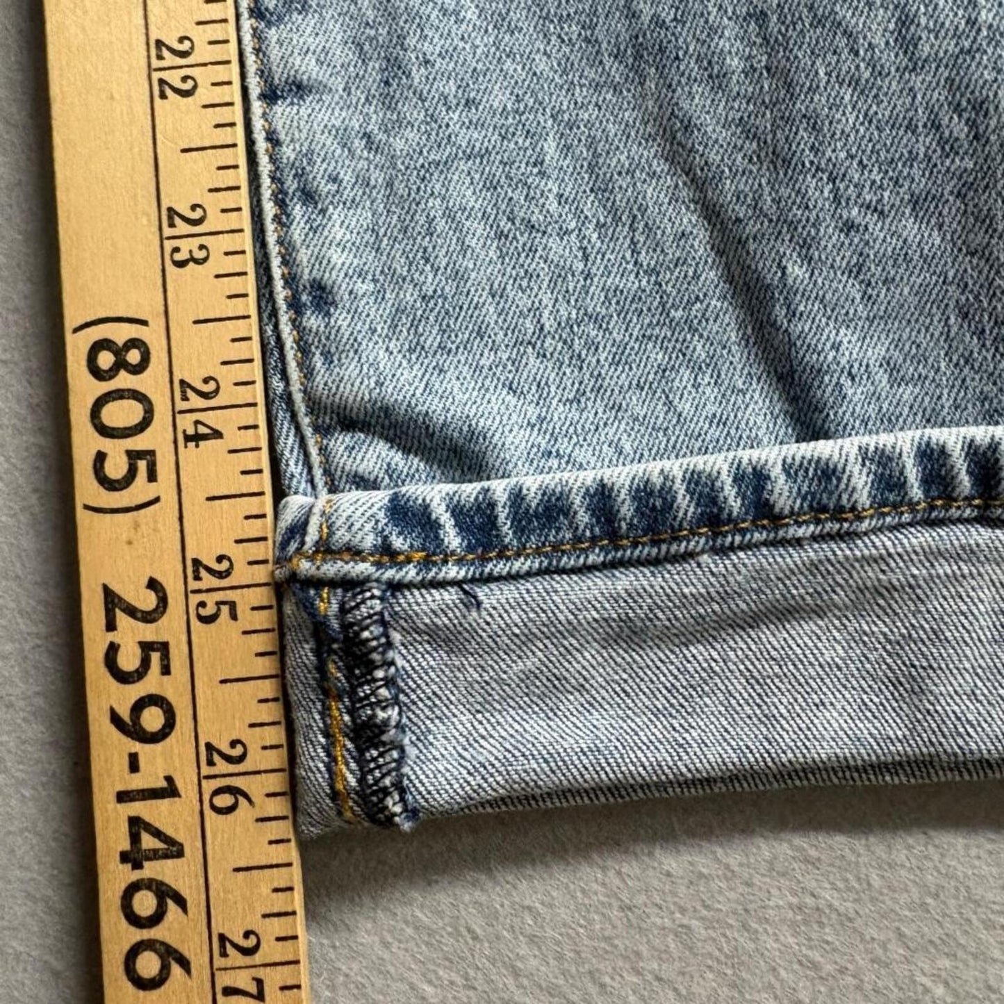 H&M &Denim Mom Jeans Womens 6 High Waist Light Acid Wash Blue Denim