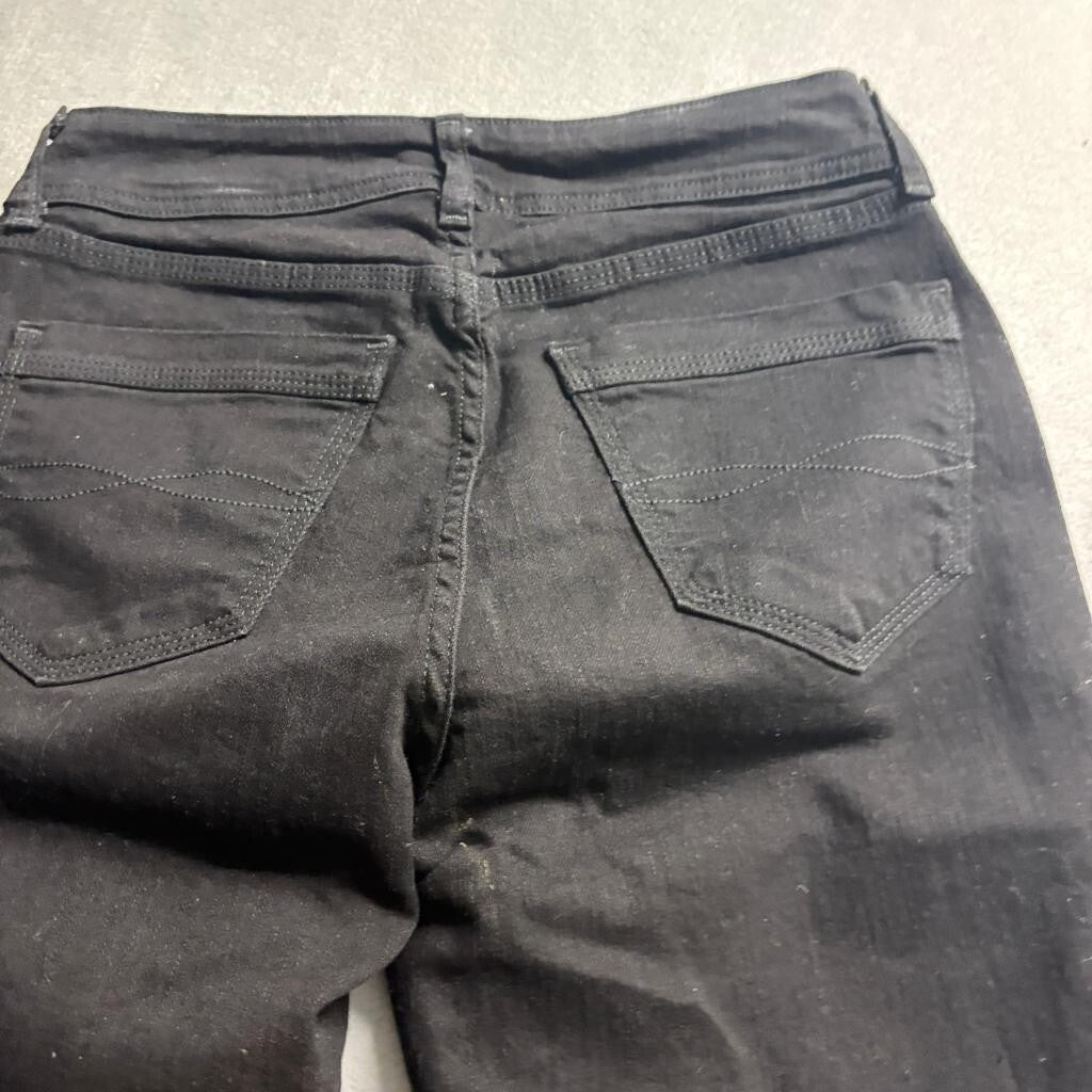 Riders by Lee Womens Black Bootcut Stretch Jeans Size 10M Mid Rise Casual