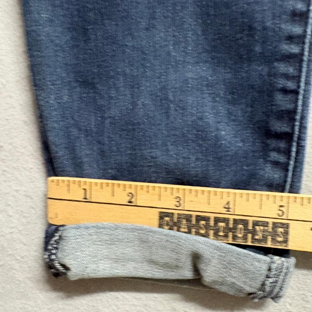 Democracy Ab solution Skinny Jeans Womens 12 Blue Denim Distressed Stretch