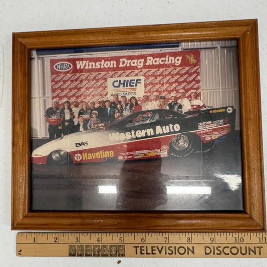 Randy Anderson Western Auto Havoline NHRA Winston Drag Racing Framed Photo