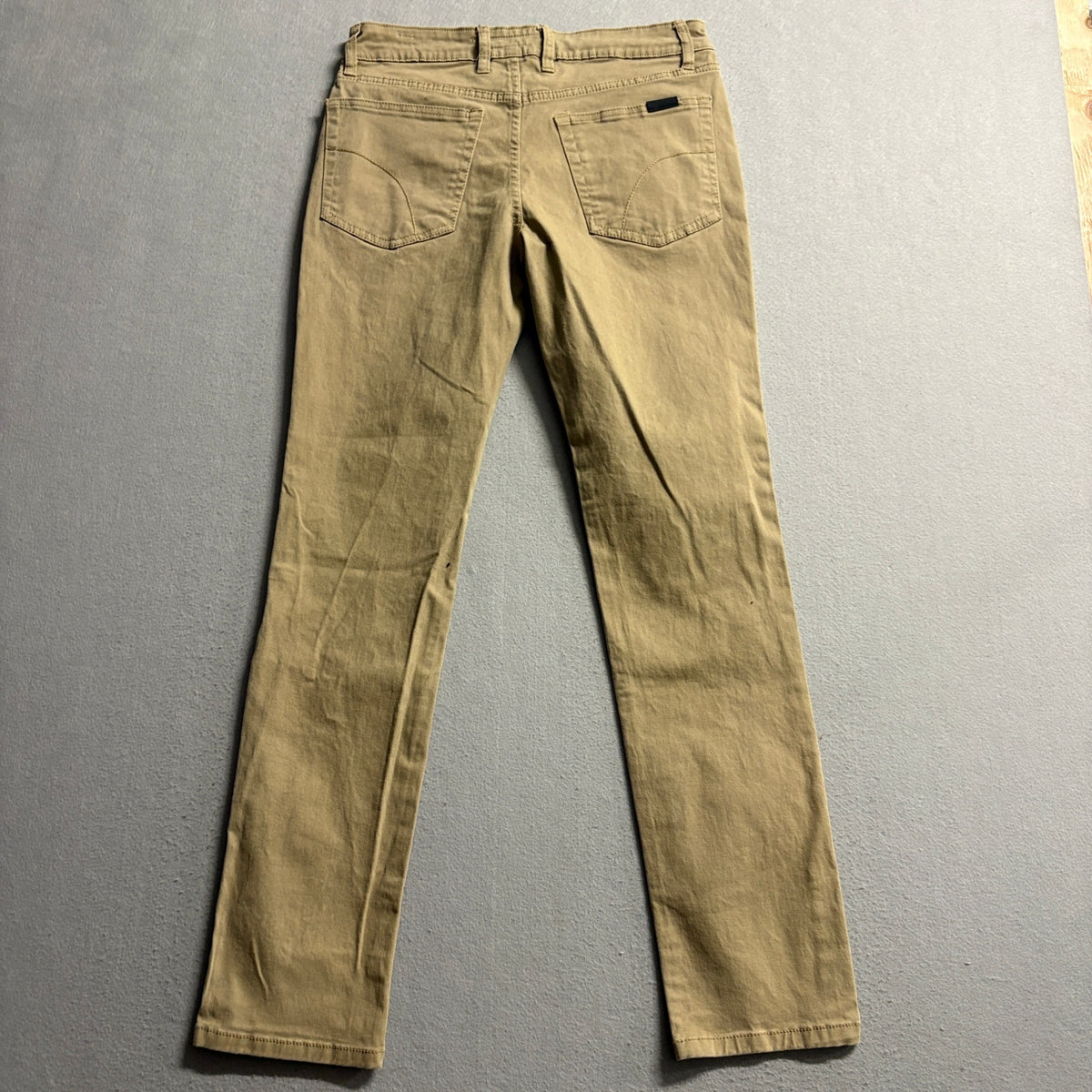 Joe's Jeans Boys Size 18 Khaki Tan Stretch Straight Leg Denim Pants