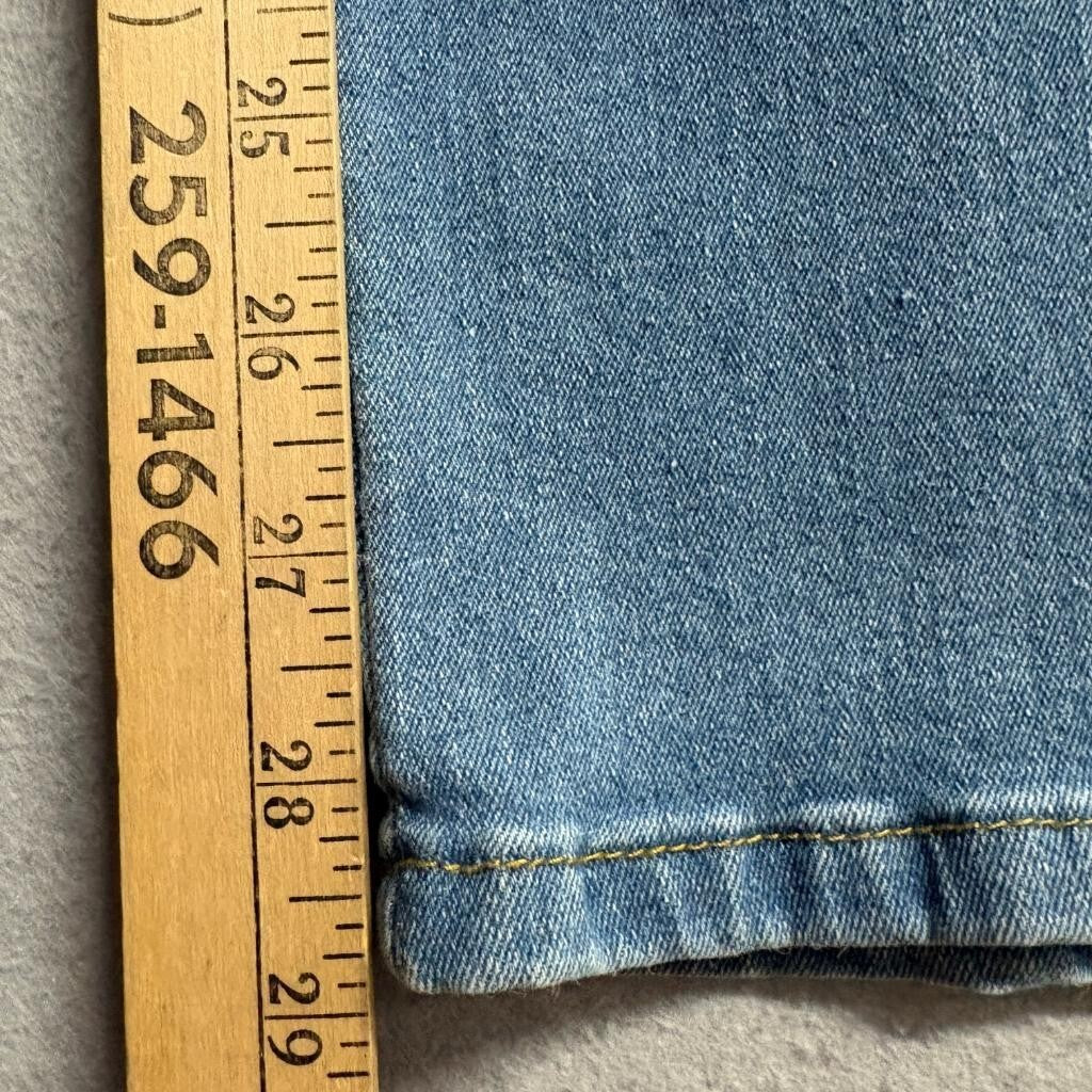 Between Us Women Cargo Jeans Size 9 Blue Denim High Rise Straight Leg Pants