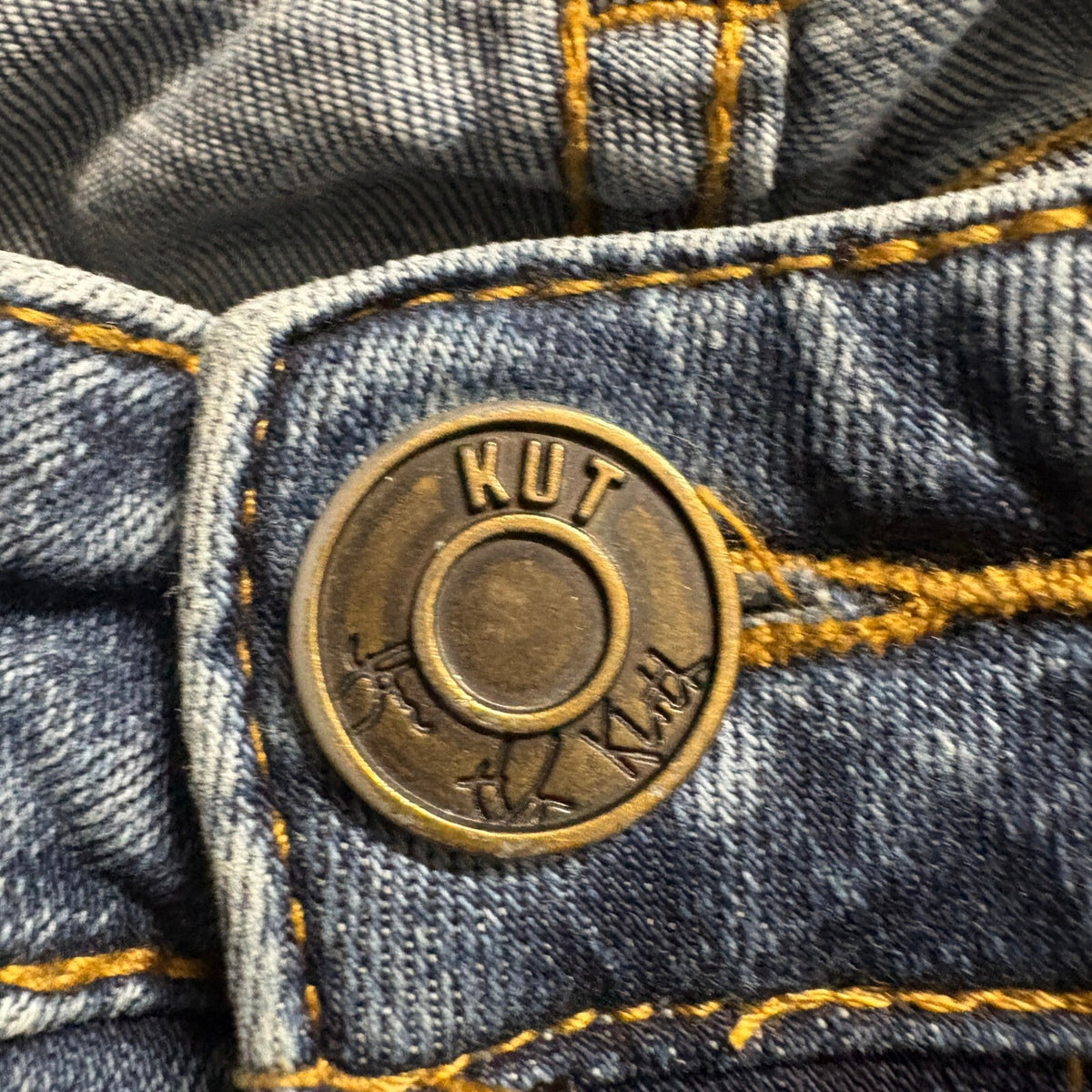Kut from the Kloth Katy Boyfriend Jeans Womens Size 18W Blue Denim Stretch