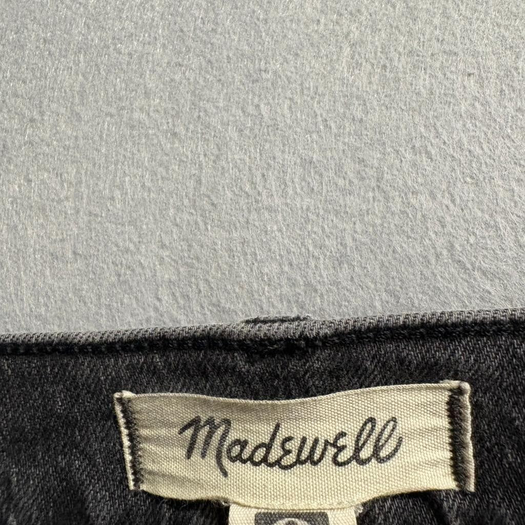 Madewell The Perfect Vintage Jean Womens 28 Gray Charcoal Denim High Rise Slim