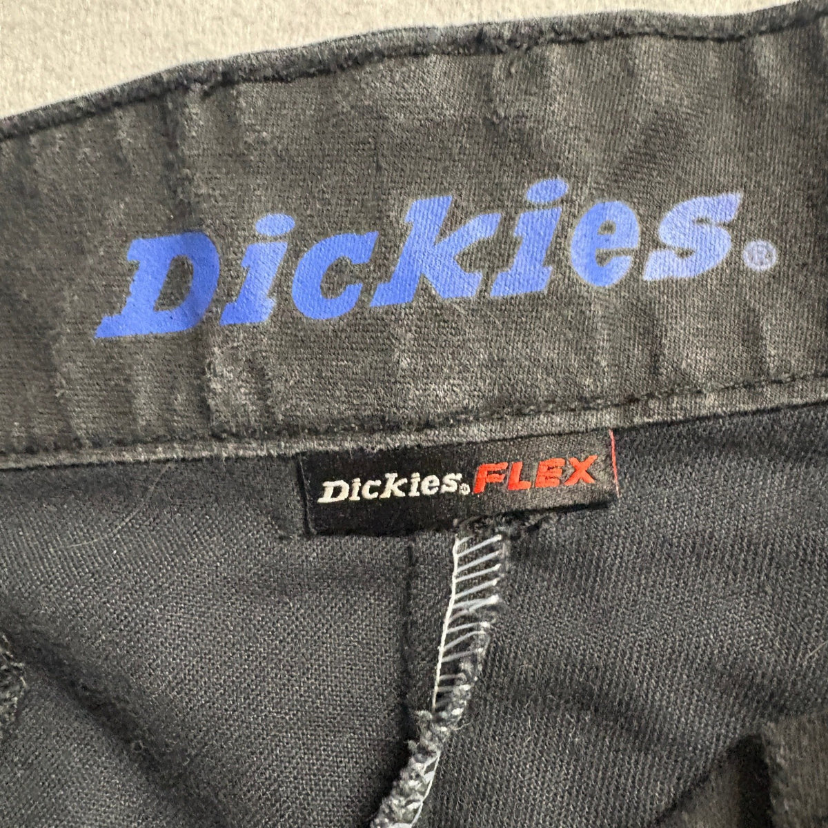 Dickies Flex Mens 32x32 Black Work Pants WP150BK Straight Leg Chino