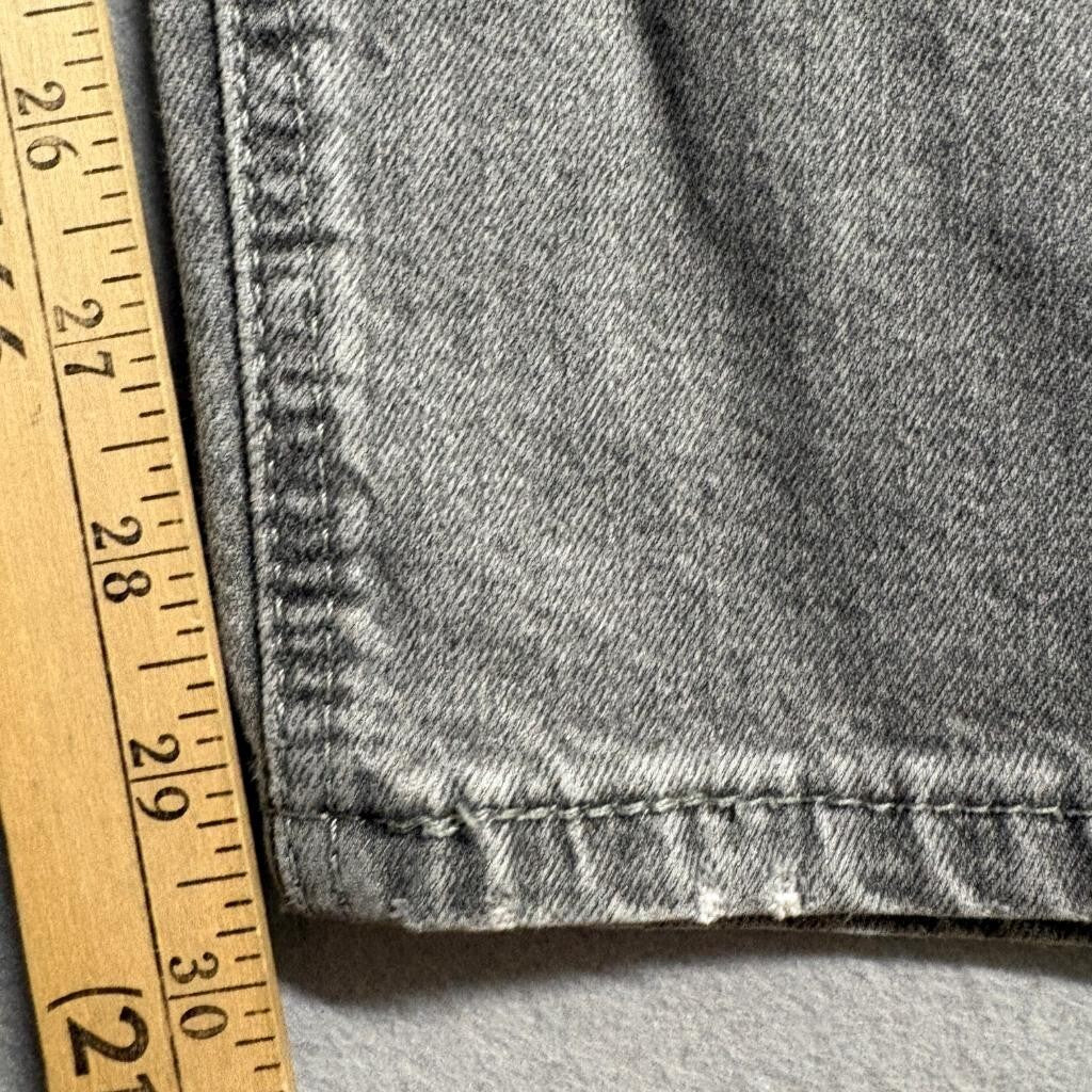 Levis 541 Athletic Taper Jeans Mens 40x32 Gray Distressed Ripped Denim