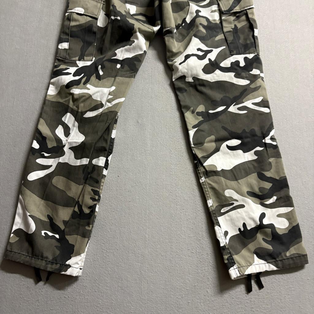 Rothco BDU Cargo Pants Mens Small Regular Green Camo Military Tactical Combat