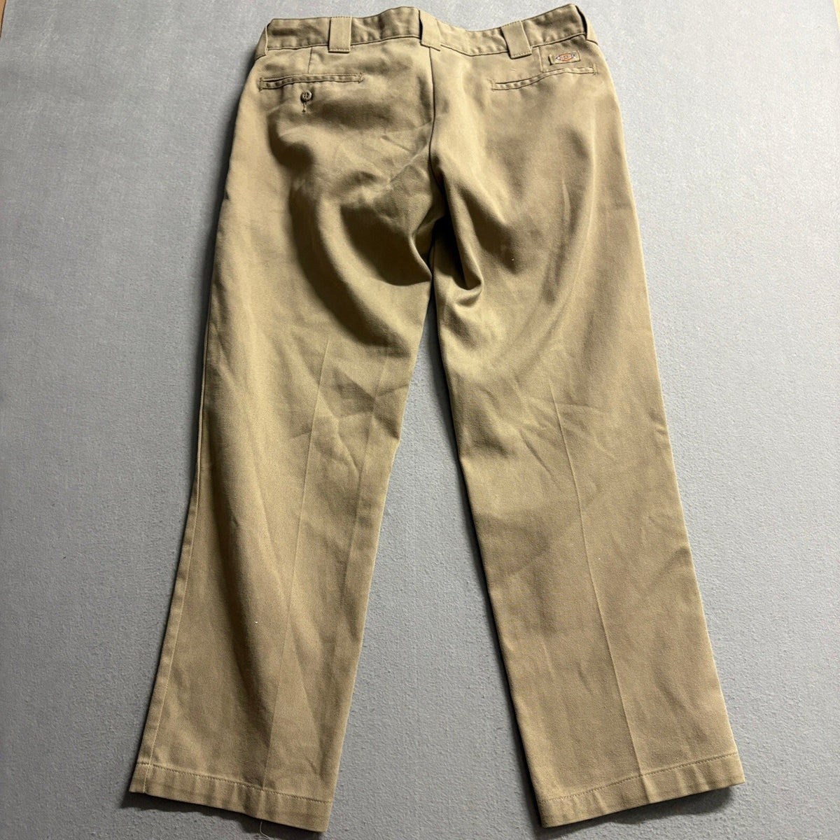 Dickies Flex Slim Fit Chino Pants Mens 36x30 Khaki Beige Workwear 873FDS