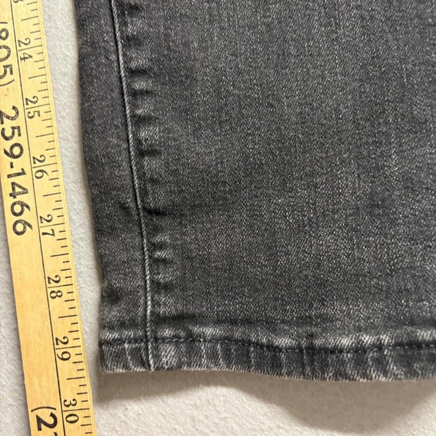 American Eagle Jeans Mens 32x32 Black Slim Straight Stretch Denim Pants 33x30