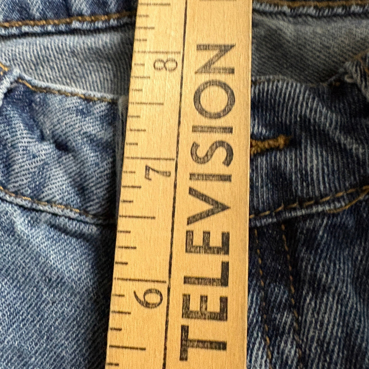 Ashley Mason Pearl Embellished Jeans Womens Size 00 23 Medium Blue Denim
