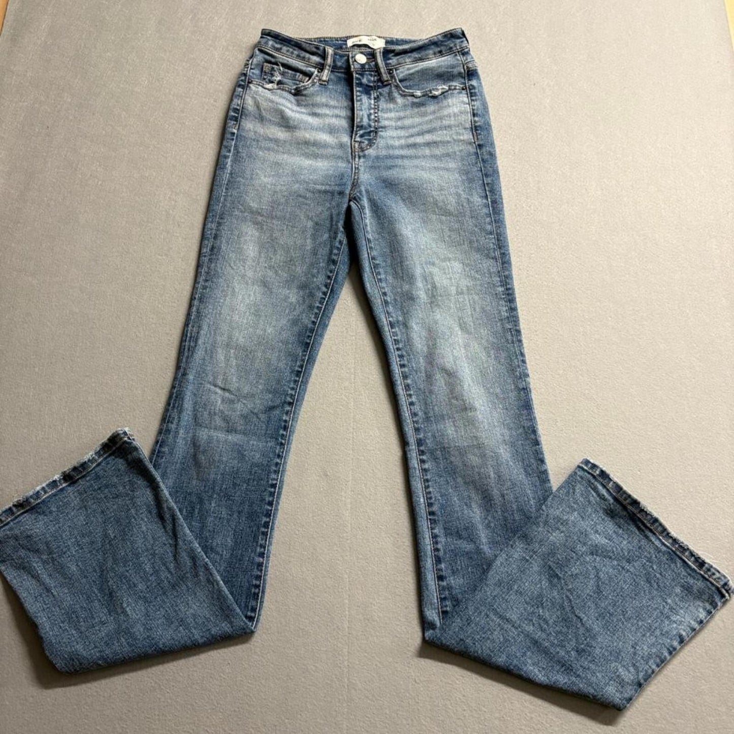 BKE Billie Slim Fit High Rise Bootcut Jeans Womens 25 x 35.5 Medium Wash Stretch