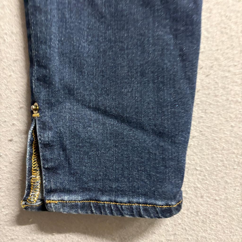 Frame Denim Le High Skinny Jeans Womens 27 Wythe Blue Stretch Ankle Zip