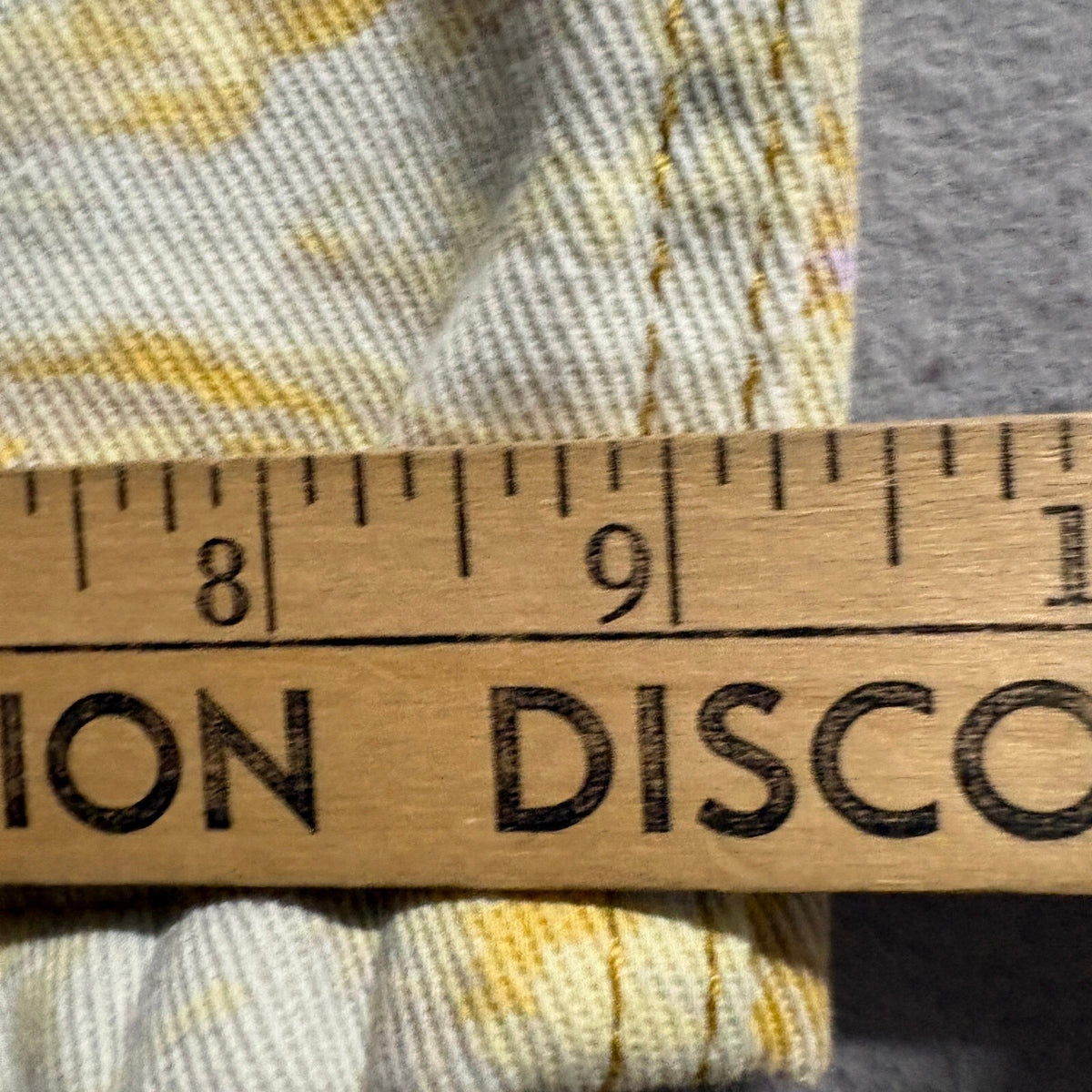 Unbranded Floral Acid Wash Jeans Womens L Yellow Purple High Rise Wide Leg