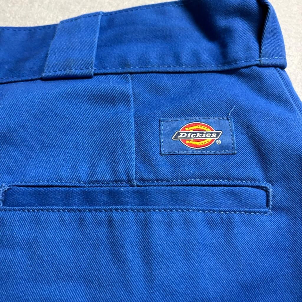 Dickies 874 Original Fit Work Pants Mens 40x32 Royal Blue Twill Chino