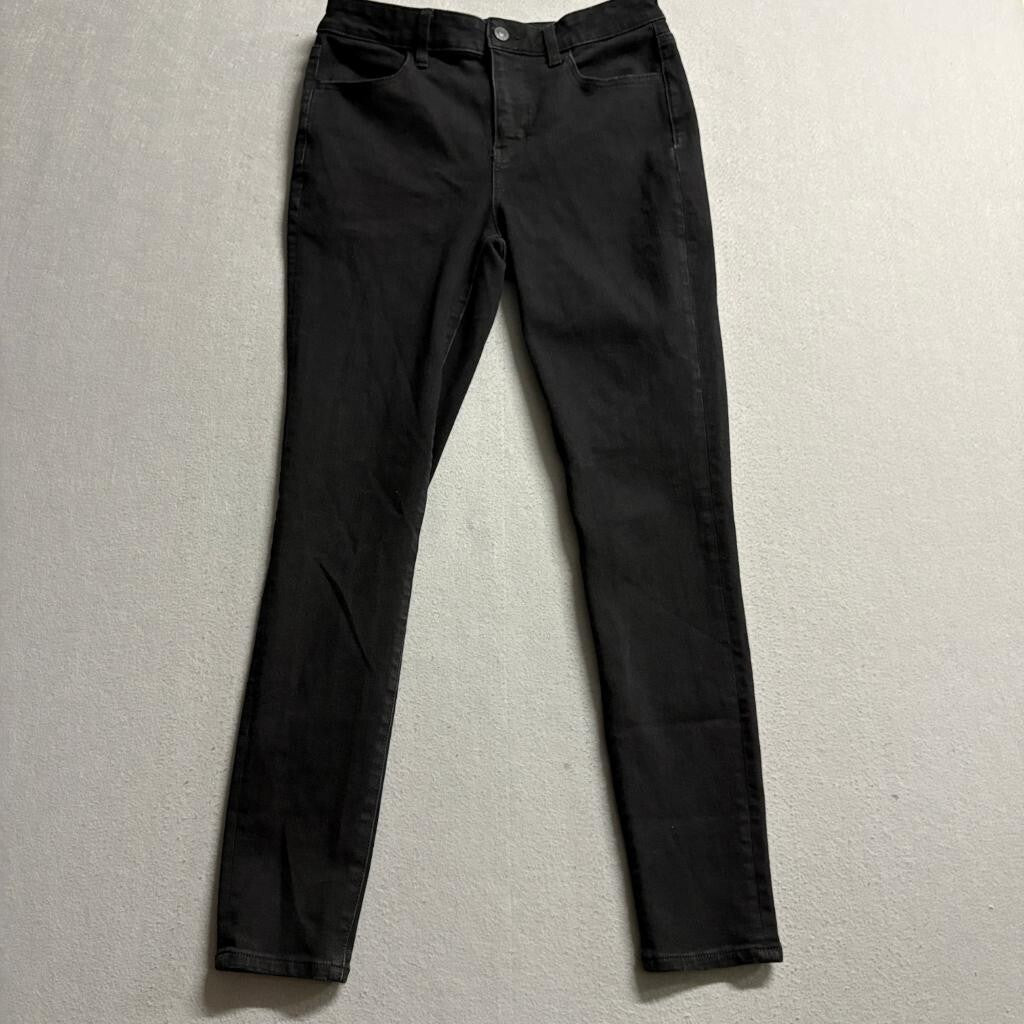 American Eagle Dream Stretch Skinny Jeans Womens Size 8 Black High Rise Denim