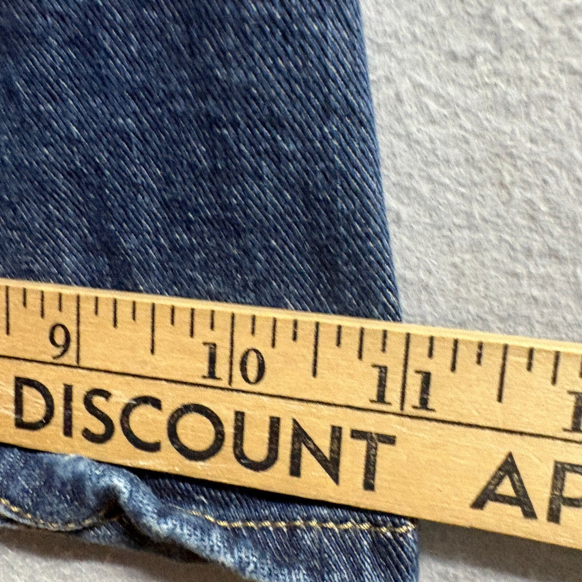 Lee Flare Leg Jeans Womens 12 Short Blue Denim Stretch Mid Rise High Rise