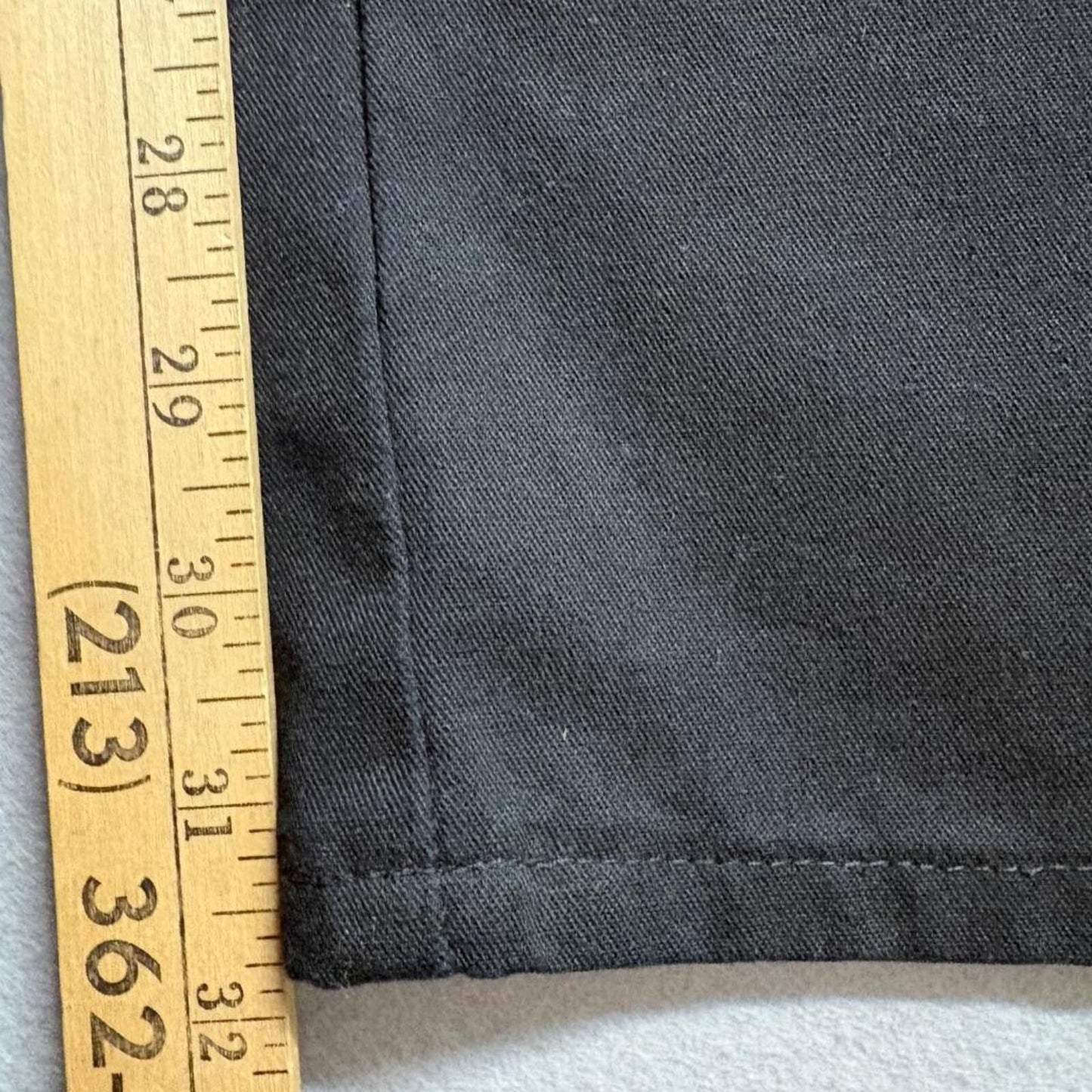 Genuine Dickies Women Black Work Pants Size 30x32 Straight Leg Twill Chino