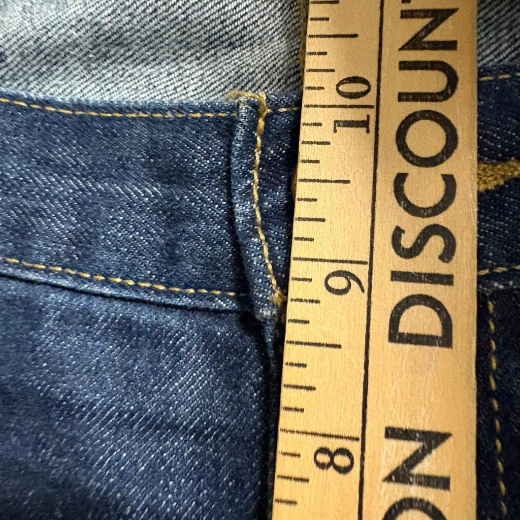 Mossimo Supply Co Mens Slim Fit Distressed Jeans Size 38x32 Blue Denim Ripped