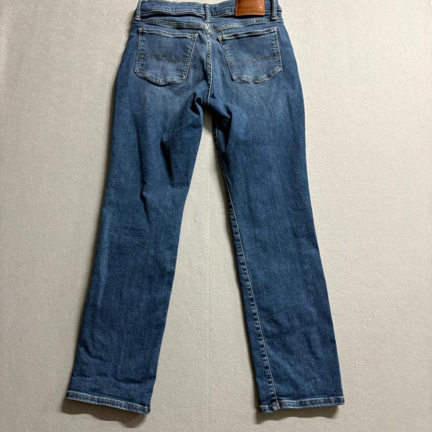 Lucky Brand Sweet Mid Rise Straight Jeans Womens 8/29 R Blue Denim Stretch