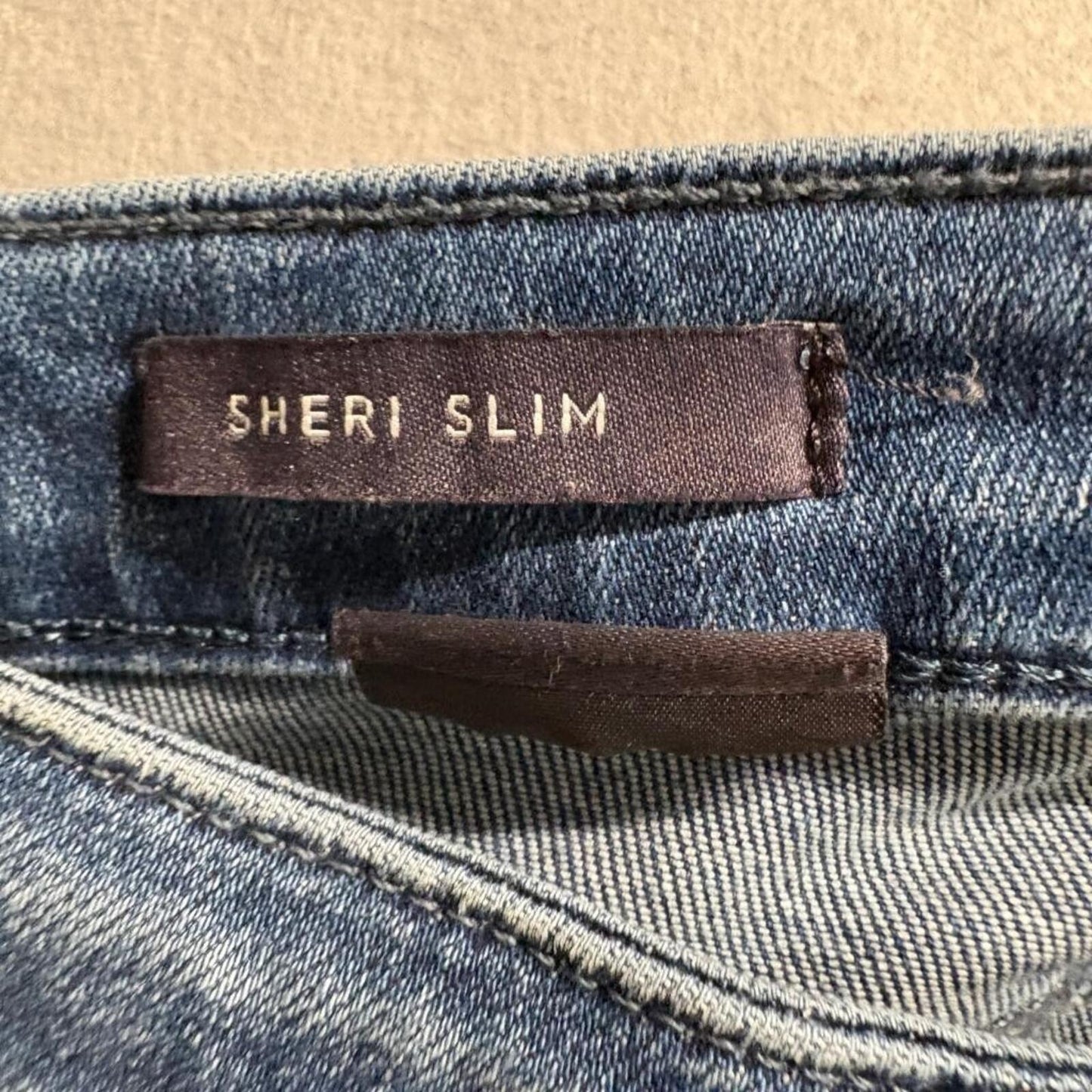 NYDJ Sheri Slim Jeans Womens Size 2 Blue Denim Stretch High Rise Pants