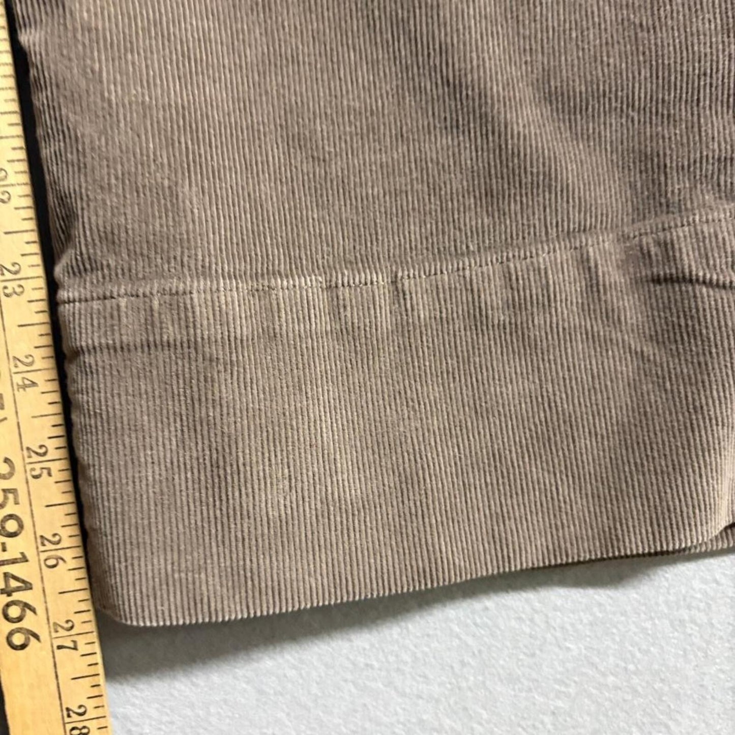Everlane Corduroy Pants Womens 16 Brown Crop Wide Leg Elastic Waist Pull On