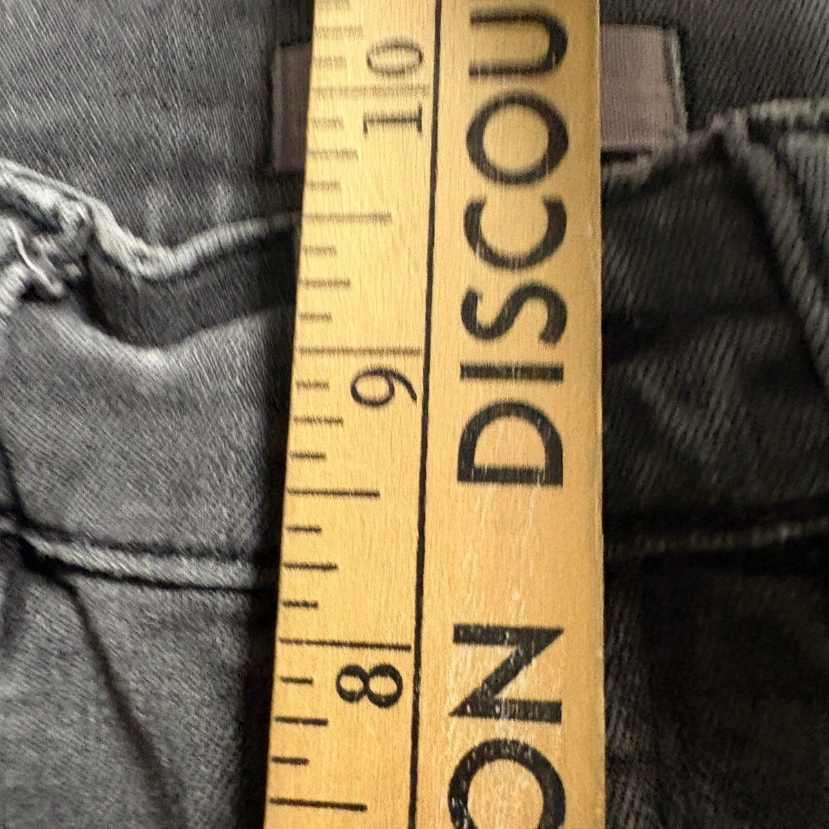 DL1961 Mara Ankle High Rise Straight Denim Jeans Womens Size 24 Charcoal Black