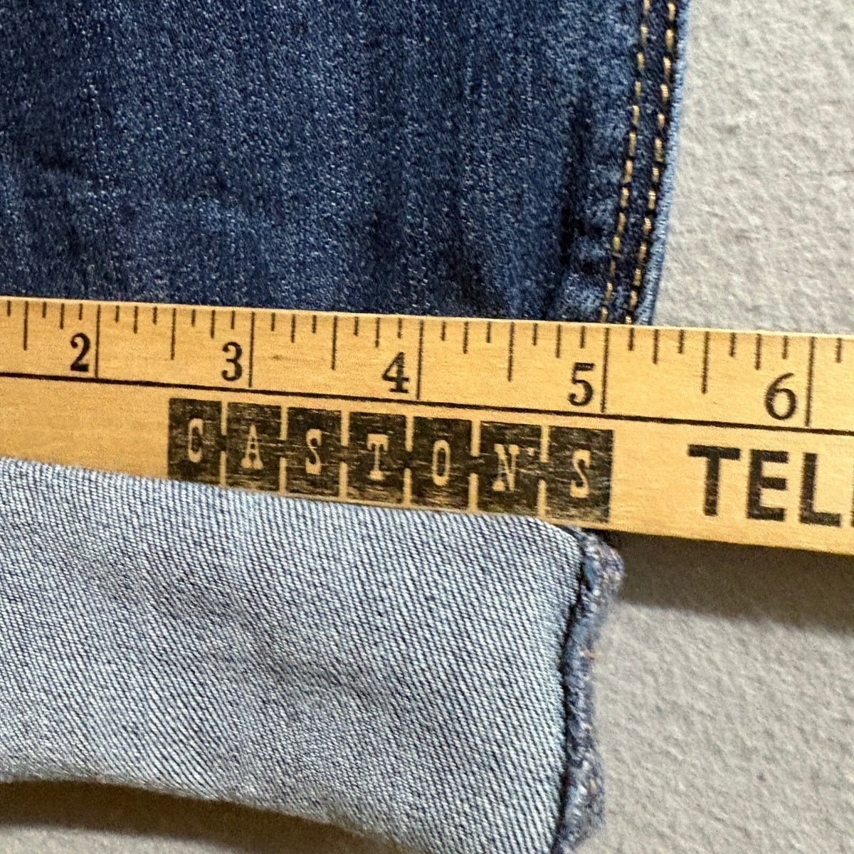 Seven7 High Rise Skinny Jeans Womens Size 8 Blue Denim Stretch Cuffed