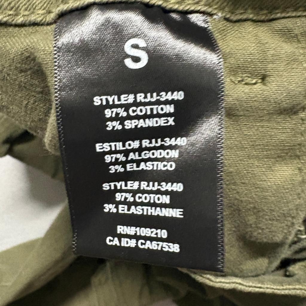 Windsor Womens Small Olive Green Cargo Jogger Pants High Rise Utility Pockets
