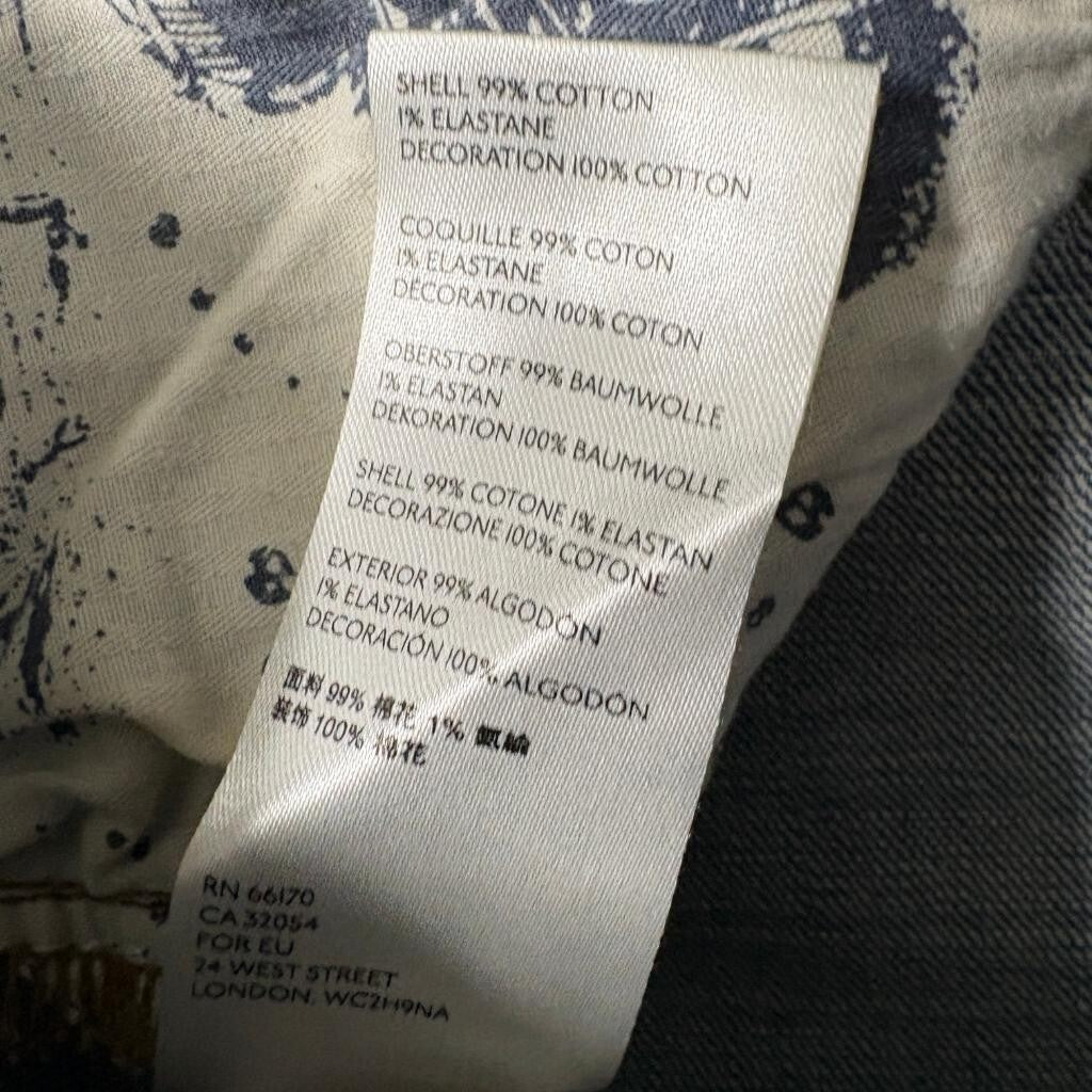 Pilcro and the Letterpress Slim Boyfriend Jeans Womens 29 Anthropologie Blue