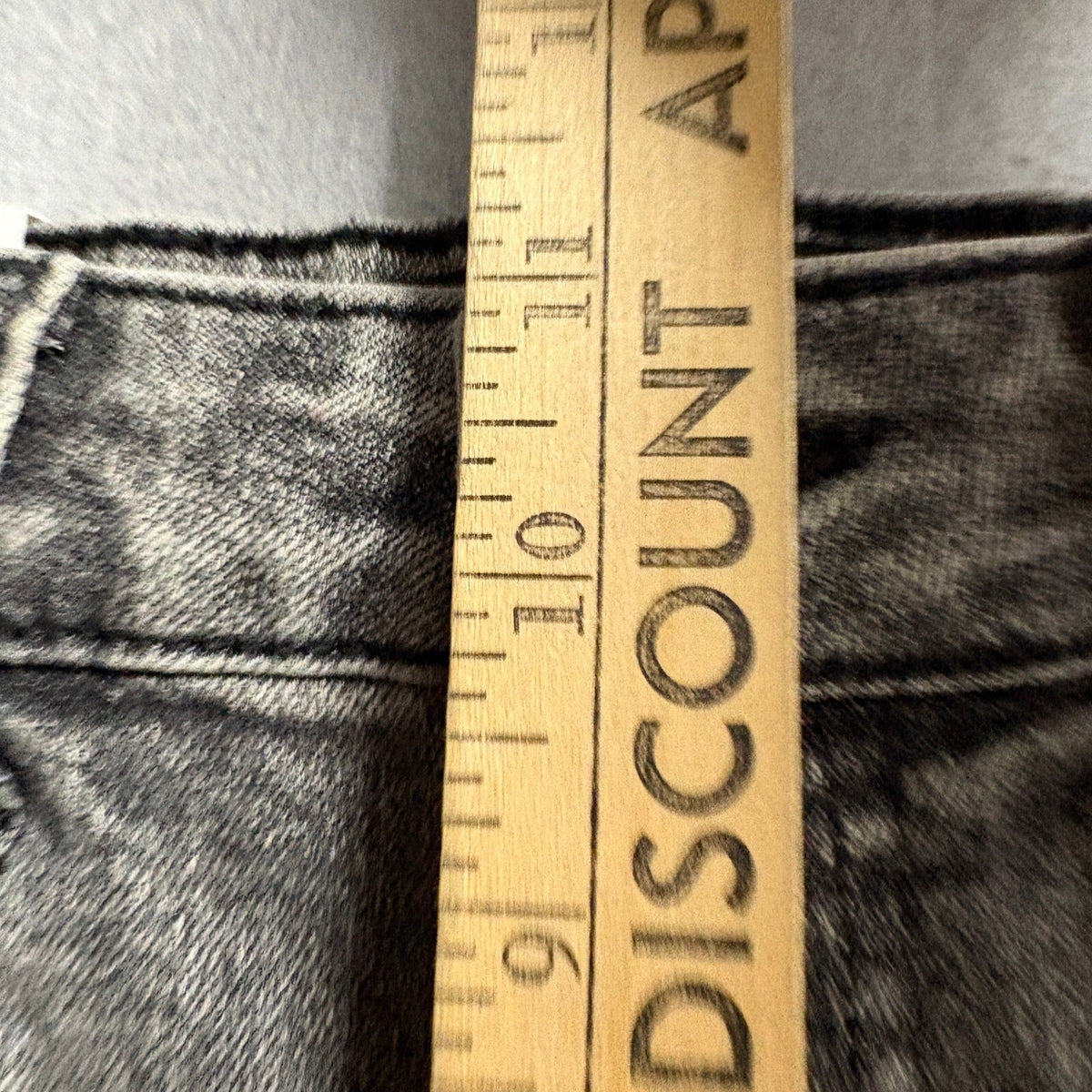 AGS Premium Denim Jeans Womens 5 Gray Distressed Ripped High Rise Skinny Stretch