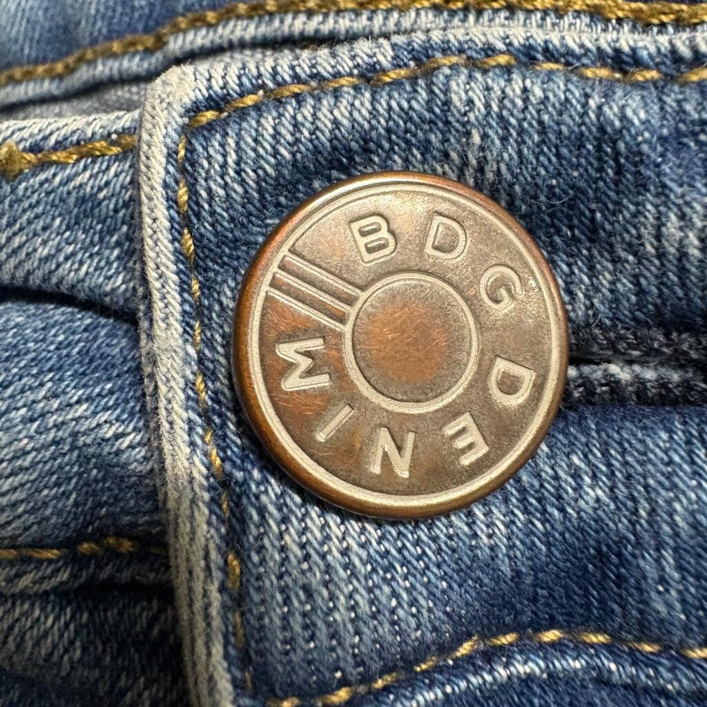 BDG High Rise Flare Jeans Womens 27x34 Blue Denim Urban Outfitters Stretch