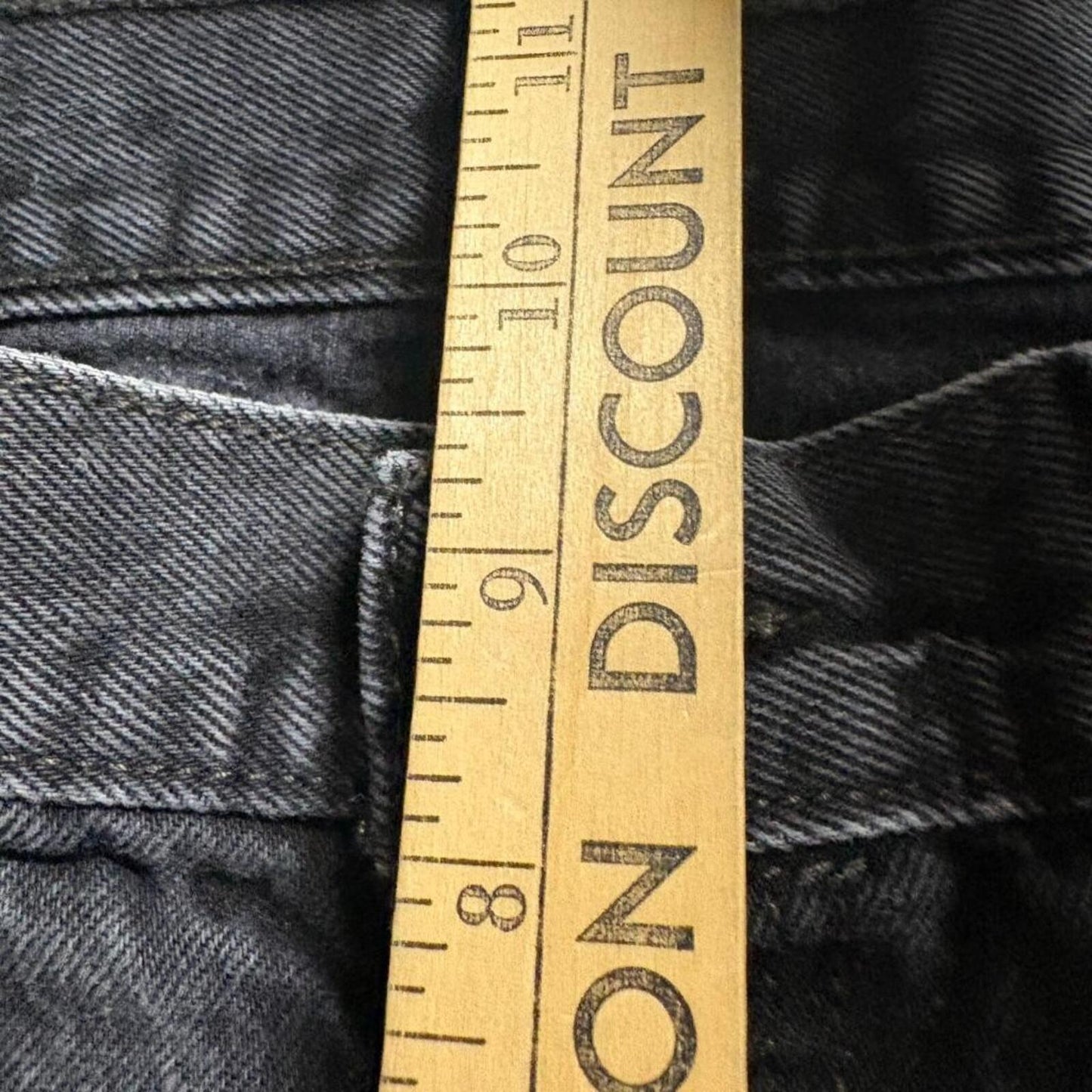 Levis 501 Original Fit Jeans Mens 33x32 Black Denim Button Fly Straight Leg