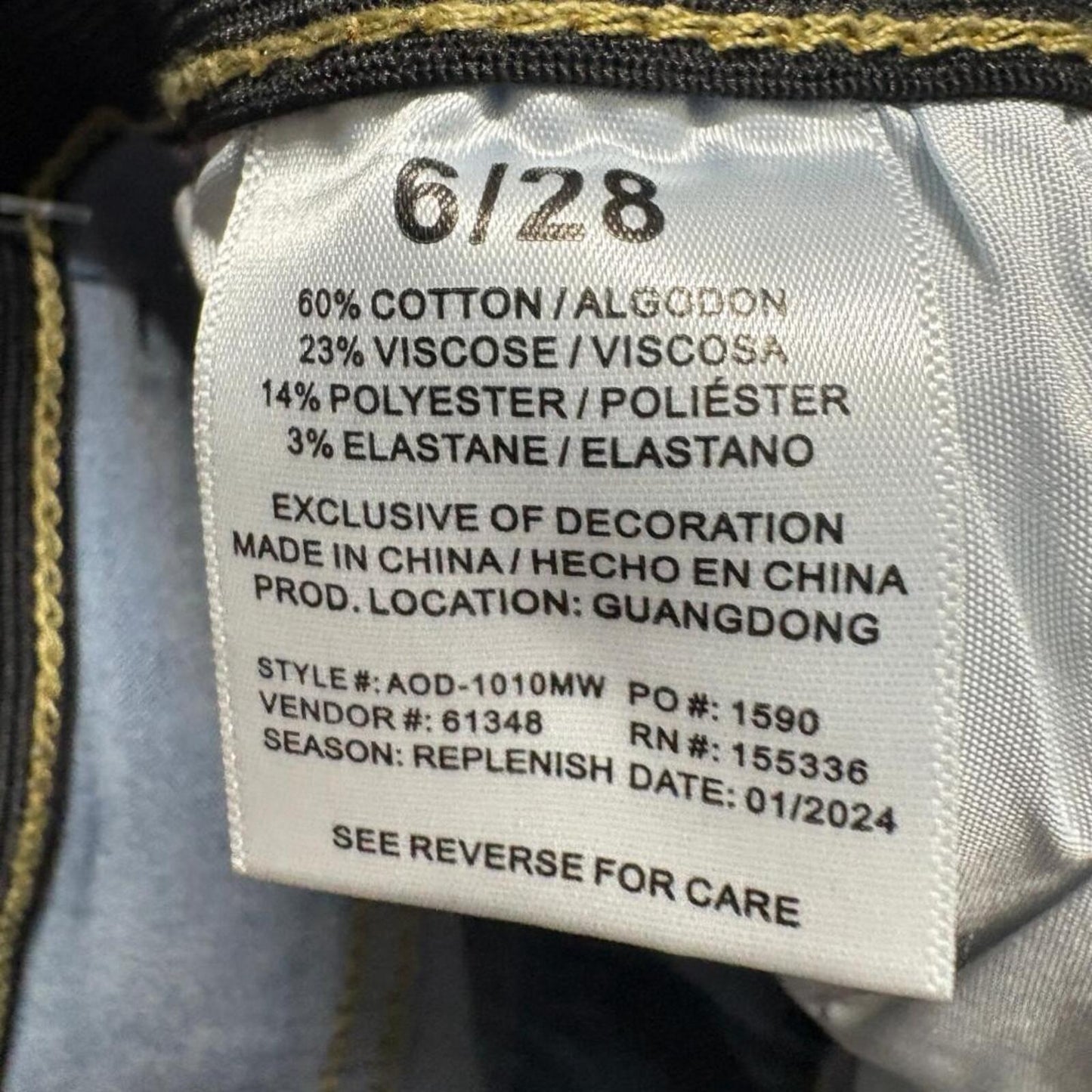 Angels of Difference Skinny Jeans Womens Size 6/28 Blue Stretch Denim Mid Rise