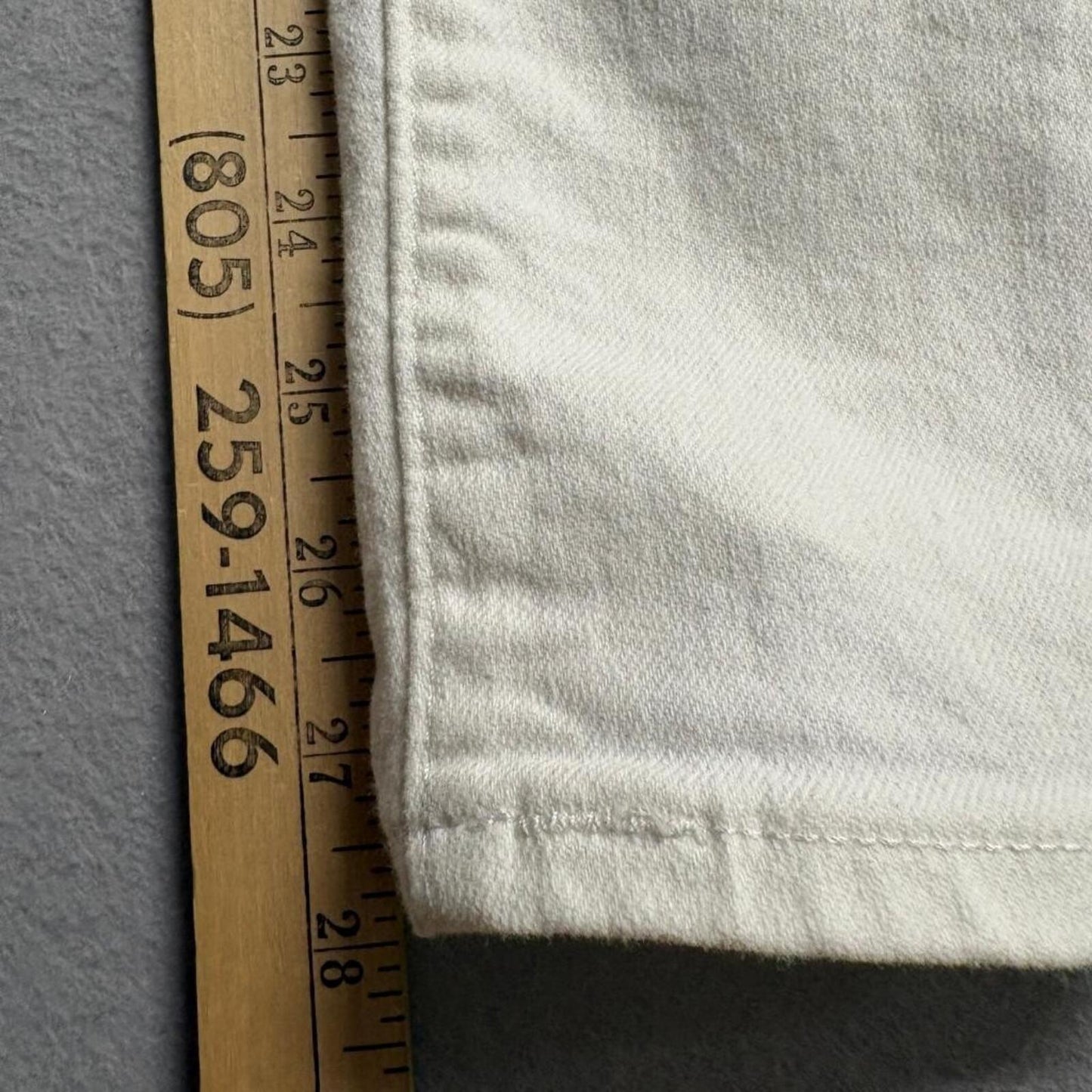 Levi's 721 High Rise Skinny Jeans Womens 28x30 White Denim Stretch Waterless
