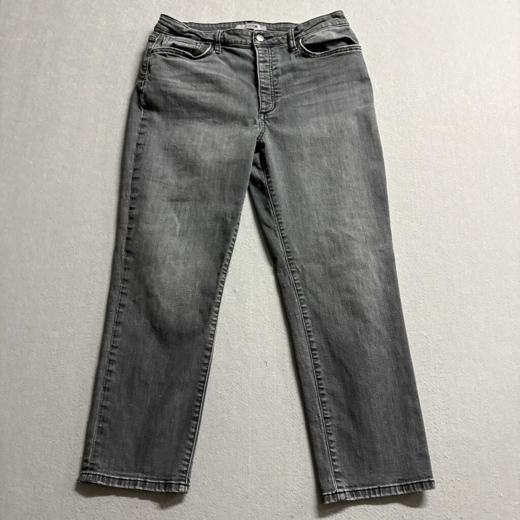 Joe's Jeans Womens 31 Gray High Rise Straight Leg Stretch Denim Jeans