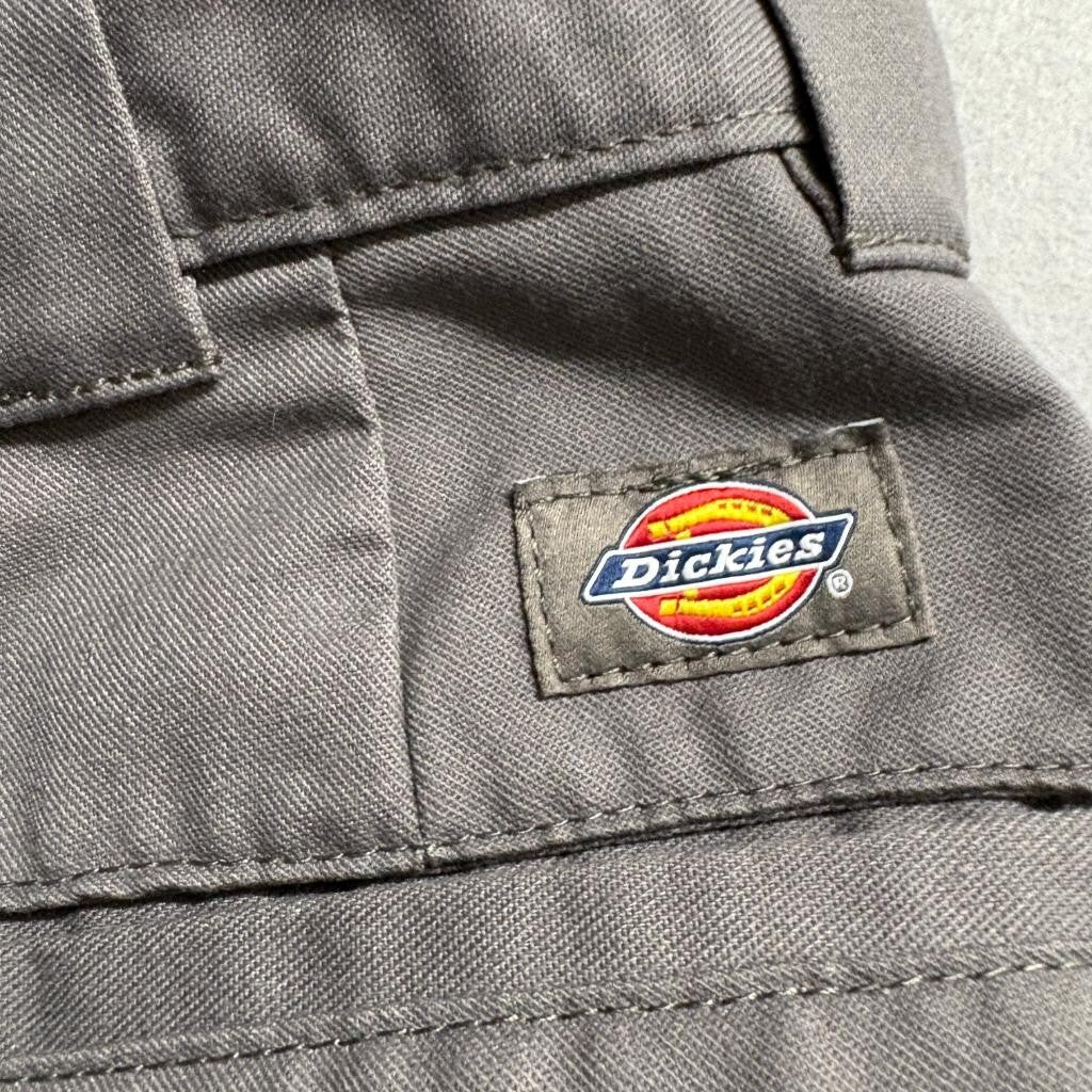 Dickies Flex Slim Taper Pants Mens 30x32 Gray Workwear Chino Utility Trousers