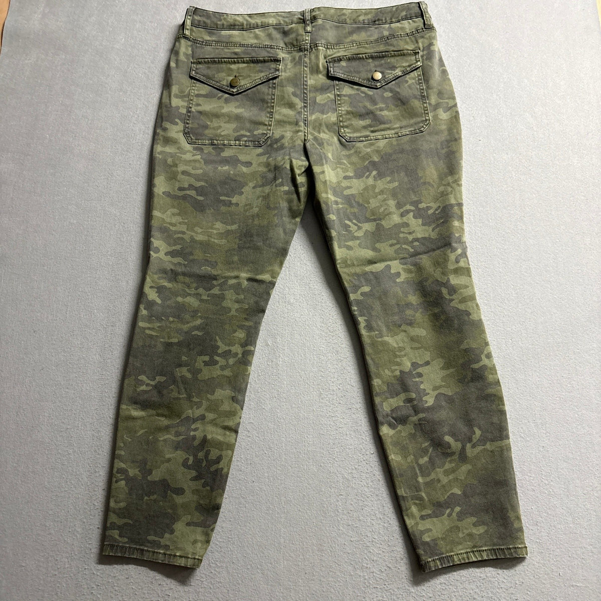 Ava & Viv Women 18W Camo Jeggings Green Camouflage Stretch High Rise Pants
